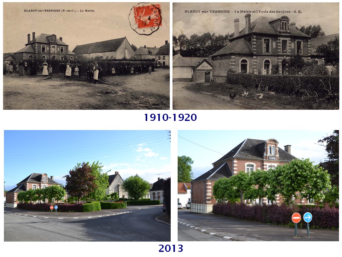 La Mairie dans les années 1910-1920 et 2013